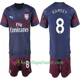 Jalkapallo Pelipaidat Arsenal FC Aaron Ramsey 8 Lasten Vieraspaita 2018-2019 Lyhythihainen